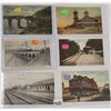 Image 1 : Pennsylvania Train - Railroad Postcards 75+