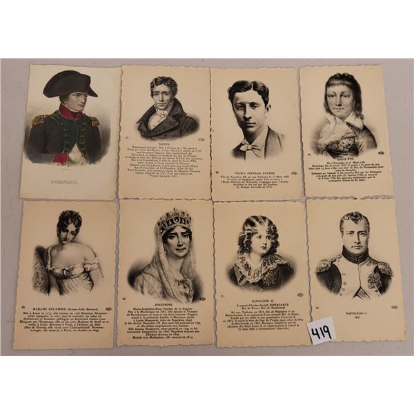 French Kings, Queens, Leaders Postcards 26