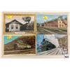 Image 1 : Pennsylvania Railroad - Trolly Postcards 80+