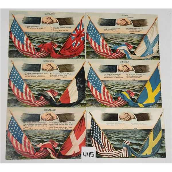 Ships Hands Across the Sea Postcards 6