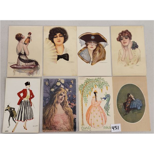 Pretty Lady Postcards 17