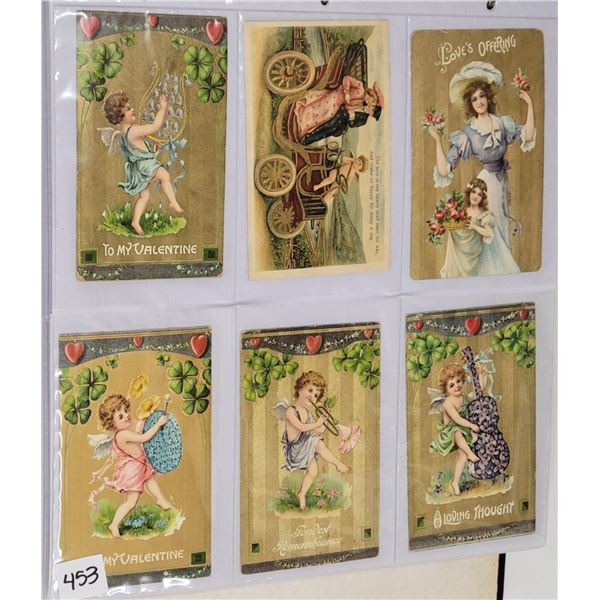 Valentine's Day Holiday Greeting Postcard Album Approx. 230