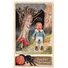 Image 1 : Joyful Halloween Boy in Woods Tree Face, JOL & Cat Holiday Postcard