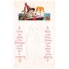Image 1 : Witch & JOL with Owl Halloween Holiday Greeting Postcard