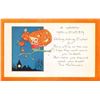 Image 1 : Whitney Orange Border Fairy & JOL Halloween Holiday Greeting Postcard