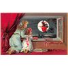Image 1 : Tuck Series 150 Halloween Witch on Broom in Moonlight Holiday PC