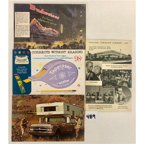 Advertising Postcards Approx. 55