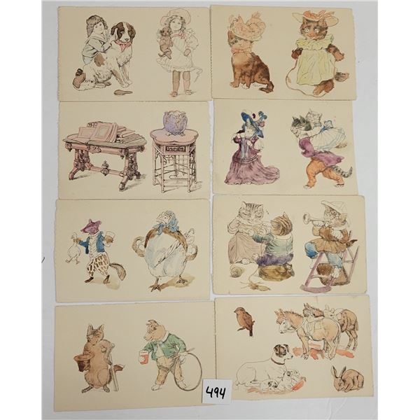 Hand Color Like Greeting Postcards 18