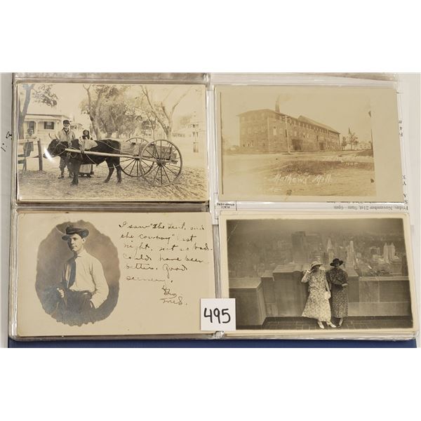 Real Photo Misc. Subject Album 90+ Postcards