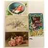 Image 1 : Misc. Holiday Greeting Postcards Approx. 385