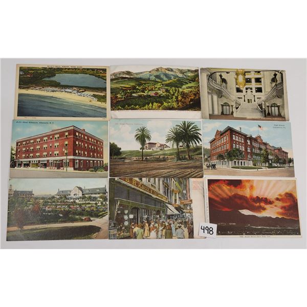 Linen USA Box Approx. 675 Postcards