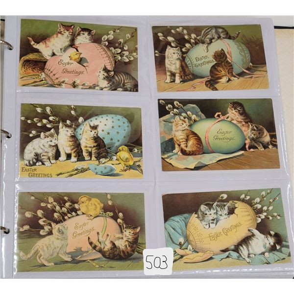 Animals - Cats Holidays & Greeting Album 155+ Postcards