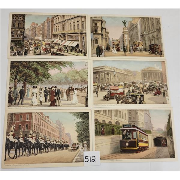 Tuck Group of 12 London Rembrandesque Postcards 502