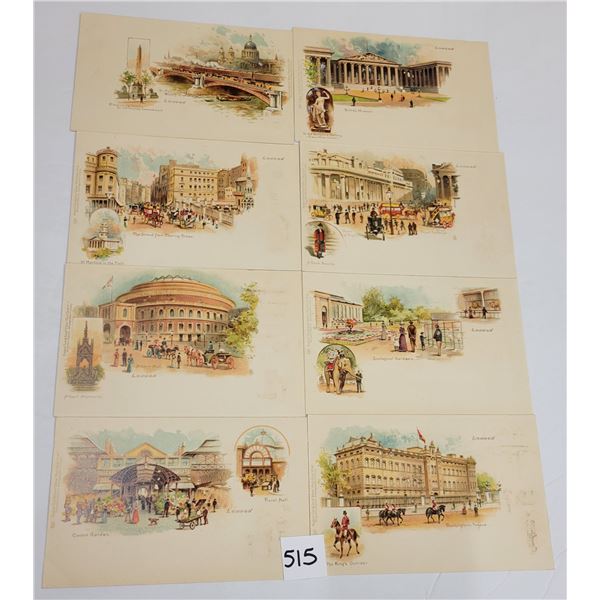 Tuck Group of 15 London, England View Postcards