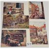 Image 2 : Tuck Group of 8 English Oilette Postcards