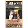 Image 1 : Nestle's Swiss Milk Cat in Moonlight Advertising Postcard