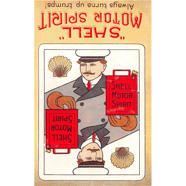 Shell Motor Spirit Advertising Postcard