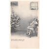 Image 1 : Novelty - Hold to Light Transparency Santa Claus & Christmas Tree Postcard