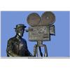Image 2 : Bronze Statue of Buster Keaton with Bronze Camera