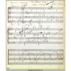 "The Crimson Kimono" Main Title Music Score