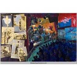 "Set Audience" Painting