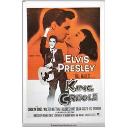 Elvis Presley in "King Creole" Movie Poster