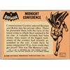 Image 2 : 1966 TOPPS BATMAN - MIDNIGHT CONFERENCE