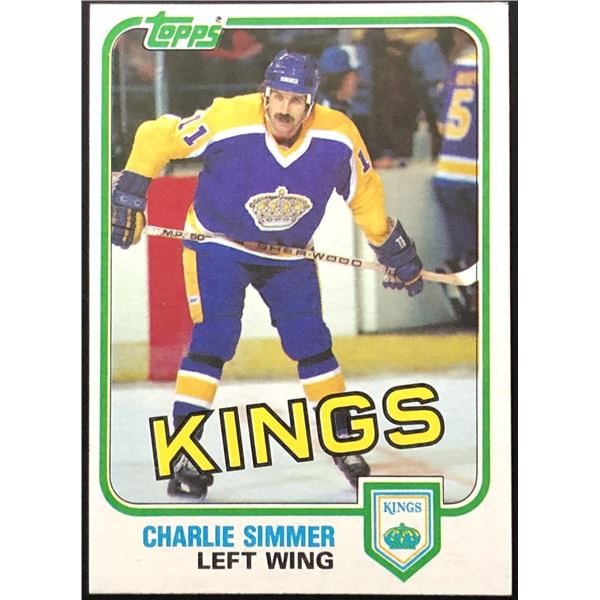 1981-82 TOPPS CHARLIE SIMMER