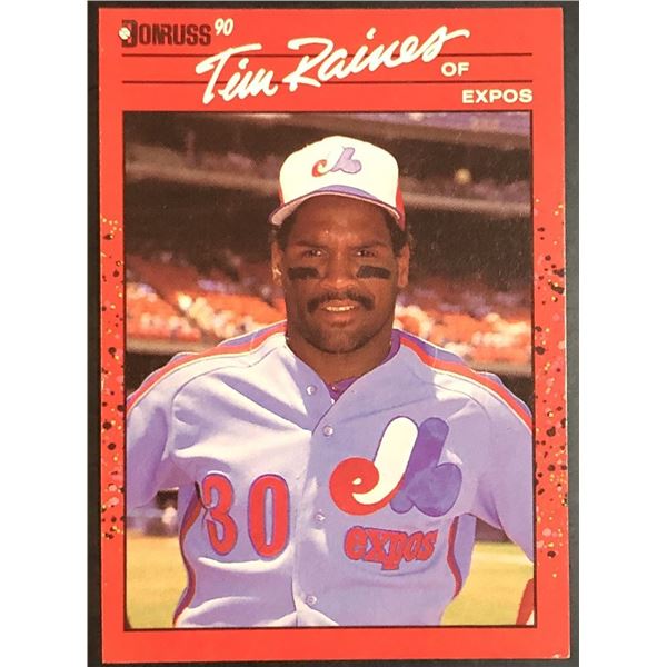 1990 DONRUSS TIM RAINES (HOF)