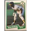 Image 1 : 1990 FLEER RICKEY HENDERSON (HOF)