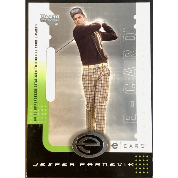 2001 UPPER DECK JESPER PARNEVIK ROOKIE CARD