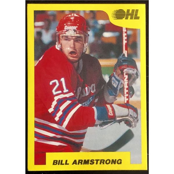 1989-90 JUNIOR HOCKEY CARD - BILL ARMSTRONG