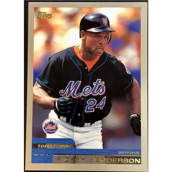 2000 TOPPS RICKEY HENDERSON (HOF)