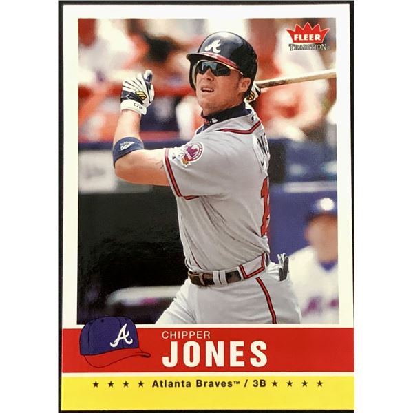 2006 FLEER CHIPPER JONES (HOF)