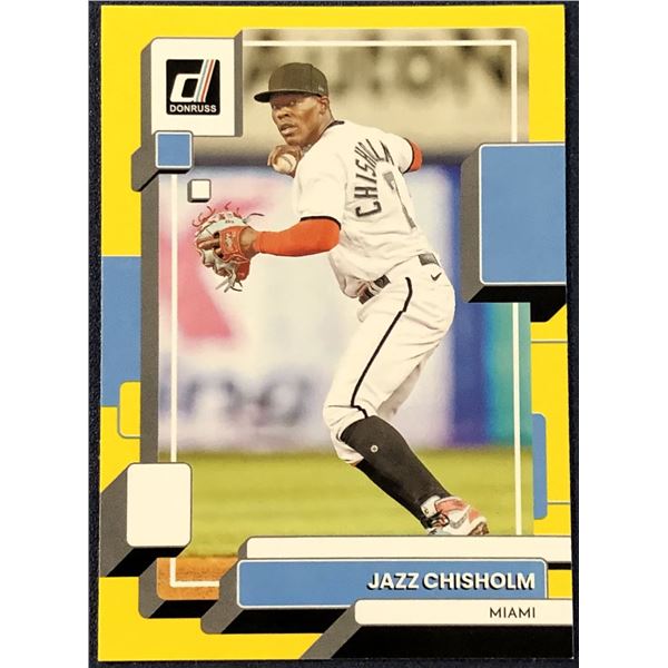 2022 DONRUSS JAZZ CHISHOLM ROOKIE CARD
