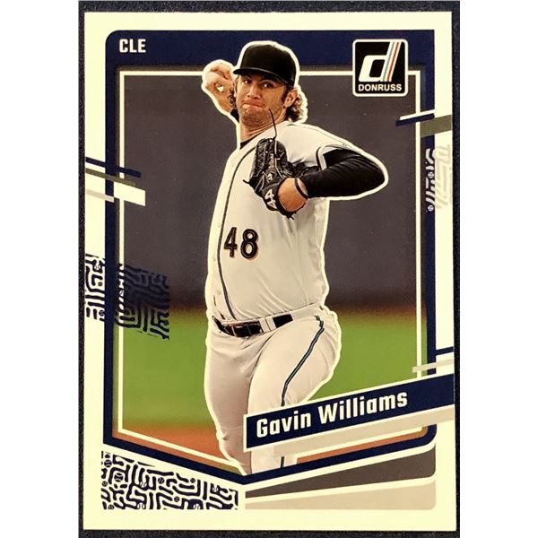 2023 DONRUSS GAVIN WILLIAMS ROOKIE CARD