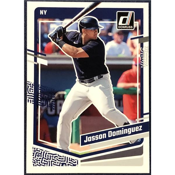 2023 DONRUSS JASSON DOMINGUEZ ROOKIE CARD