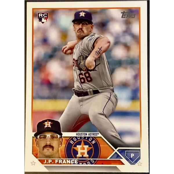 2023 TOPPS UPDATE J.P. FRANCE ROOKIE CARD