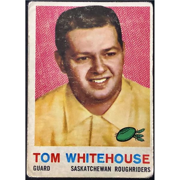 1959 O-PEE-CHEE CFL TOM WHITEHOUSE ROOKIE CARD