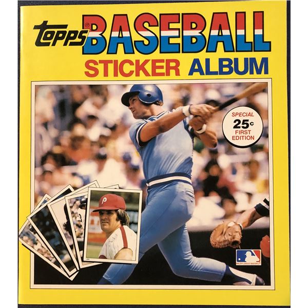 1981 TOPPS BASEBALL STICKER ALBUM