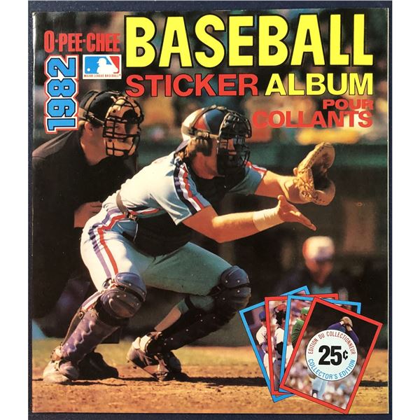 1982 O-PEE-CHEE BASEBALL STICKER ALBUM