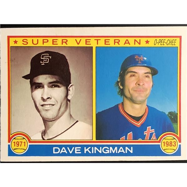 1983 O-PEE-CHEE DAVE KINGMAN