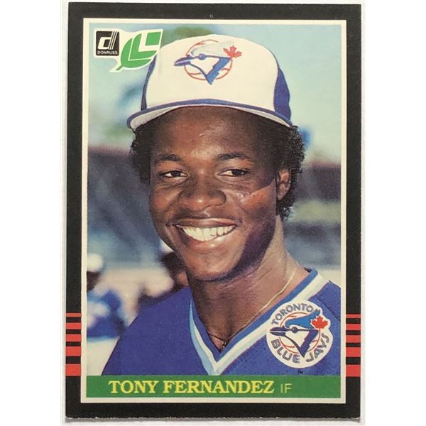 1985 LEAF TONY FERNANDEZ (HOF)