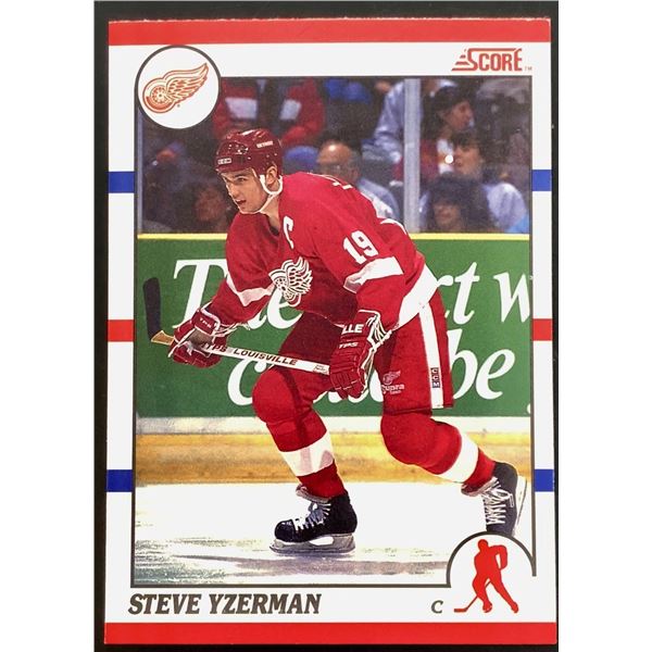 1990-91 SCORE STEVE YZERMAN (HOF)