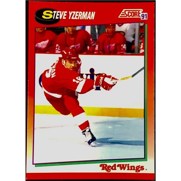 1991-92 SCORE STEVE YZERMAN (HOF)