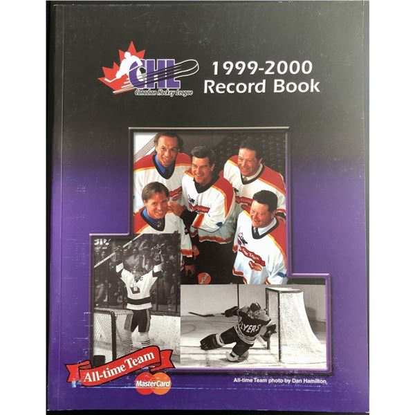 1999-2000 CHL RECORD BOOK - ORR/LAFLEUR COVER