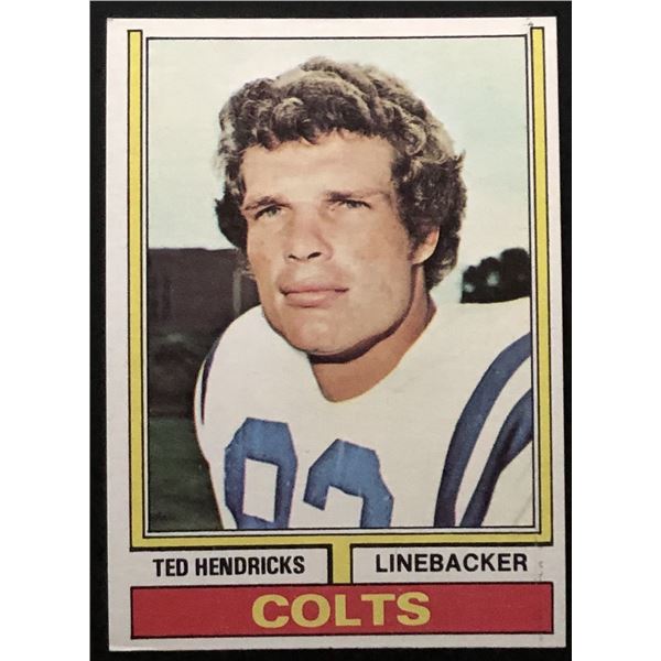 1974 TOPPS TED HENDRICKS (HOF)