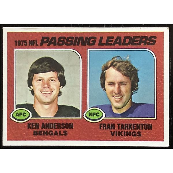 1976 TOPPS FRAN TARKENTON / KEN ANDERSON (HOF)