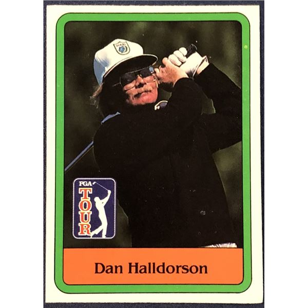 1981 DONRUSS PGA GOLF DAN HALLDORSON ROOKIE CARD