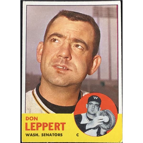 1963 TOPPS DON LEPPERT